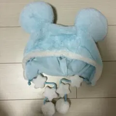ディズニー ミニー ファンキャップ 水色 王冠 - メルカリ