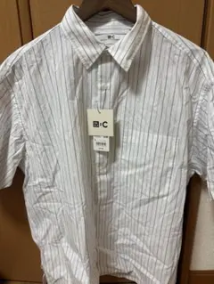 UNIQLO : C ブロードオーバーサイズシャツ　半袖　Lサイズ