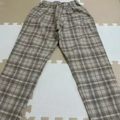 mps チェック柄パンツ　140cm