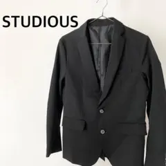 STUDIOUS ステュディオス　ブラック　スーツ　ジャケット　日本製　サイズ1のサムネイル