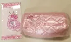 当りくじ　ポーチ　スライドミラー　2点セット