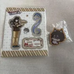 鬼滅の刃　バレンタイン　アクリルスタンド　クッキーバッジ　伊黒　2点セット