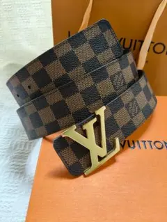 105cm/メンズ ベルト 小物 ゴールドロゴ