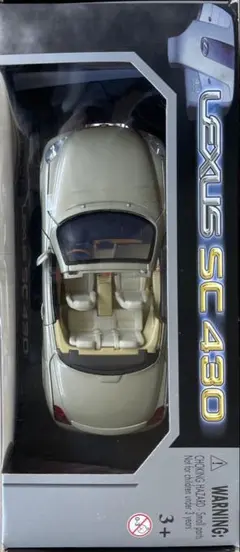 絶版新品　モーターマックス/ 1/18 レクサスSC430　ゴールドのサムネイル