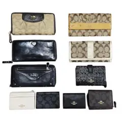 COACH 財布 10点 まとめ売り シグネチャー 長財布 折り財布 セット