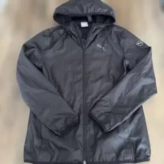 PUMA ナイロンジャケット　パーカー　黒　ブラック