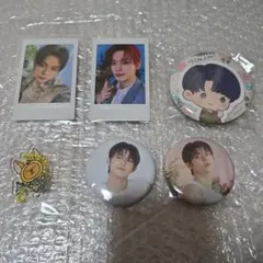 txt　ヨンジュン　チェキ　缶バッチ