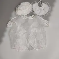 【日本製】セレモニードレス　ベビードレス　50-70 レース