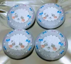 ちいかわ 刺繍缶バッジビスケット２ラッコ4点