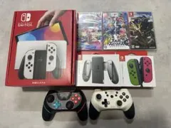 Nintendo Switch 有機ELモデル + ゲーム3本セット