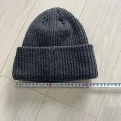 H&M グレー ニット帽 ワンサイズ