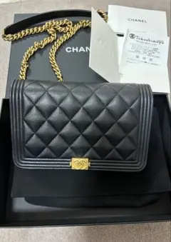 シャネル バッグ ボーイシャネル チェーンウォレット マトラッセ CHANELのサムネイル