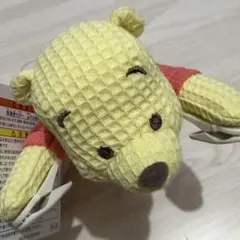 プーさん 肩乗せぬいぐるみ ワッフル生地