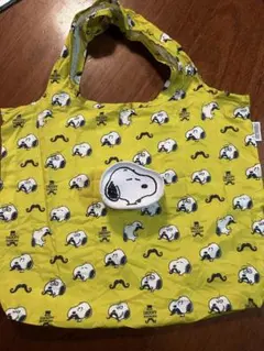 スヌーピー エコバッグ イエロー