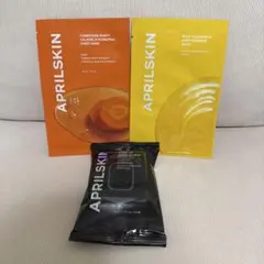 APRILSKIN シートマスク2枚とメイクアップパッドのサムネイル