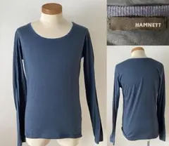 ★並品★HAMNETT ハムネット ゆる Uネック 長袖 Tシャツ ロンT Mのサムネイル