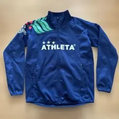 ATHLETA アスレタ ジャージ トラックジャケット ネイビー　裏起毛