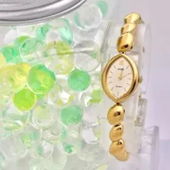 【美品/新品電池】 SEIKO ALBA レディース 腕時計 ドレス ゴールド