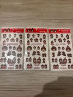 モンチッチシール　3シートセット