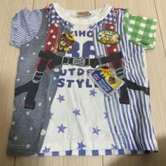 ミキハウス アウトドアスタイル Tシャツ 80