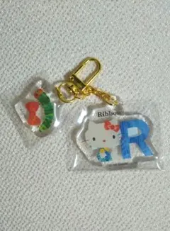 ハローキティ ツインアクリルキーホルダー R