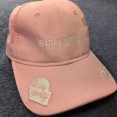 le coq sportif ピンクキャップ