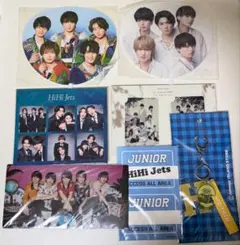 HiHi Jets ミニうちわ ステッカーセット チケットファイル まとめ売り