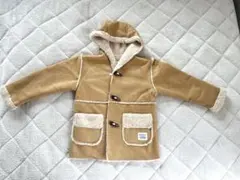 BEAMS mini フード付きコート 110