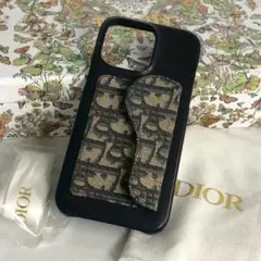 Dior iPhoneケース アイフォン11プロ オブリーク サドル ネイビー