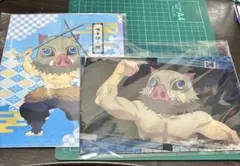 2/11【鬼滅の刃】嘴平伊之助 A5ミニファイル、クリアビジュアルポスター