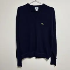 70年代 80年代 フランス ラコステ ネイビー サイズ4 長袖 70年代 80年代 フランス ラコステ ネイビー サイズ4 長袖 70s