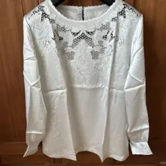 ピュアシルク100% ブラウス　新品　②