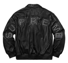 SUPREME Studded Arc Logo Leather Jacketのサムネイル