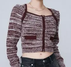 ツイード ニット