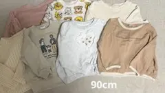 子供服まとめ売り　女の子　90 保育園着　バースデイ　春秋冬　長袖　トレーナー