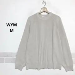 WYM ワッフルニット コットン 長袖 M クルー オーバーサイズ L130のサムネイル