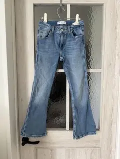 ZARA ライトブルー フレアパンツ 134㎝