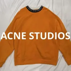 Acne Studios ロゴネック スウェット オレンジ　アクネのサムネイル