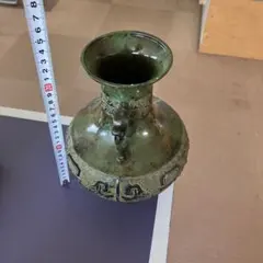 青銅製持ち手付き花瓶 方尊 HOSON S-15 銅製 花瓶 | hoshu