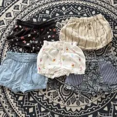 ベビー ハーフパンツ かぼちゃパンツ ショートパンツ