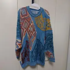希少カラー】COOGI クージー 立体ニット 3Dニット blues ゆるだぼ