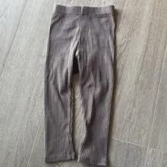 pairmanon ペアマノン　リブレギンス　90 ブラウン　ベビー　ズボン