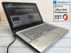 VAIO SVE14AG13N 14型 薄型/Office2024/Win11のサムネイル