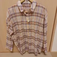 【新品タグ付き】チェック柄 長袖シャツのサムネイル
