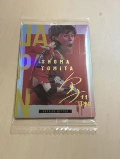 サイン入りトレーディングカード富田将馬