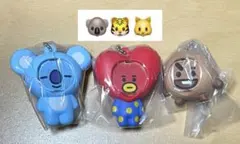 【おまけ付❗️】BT21 フォトフレームマスコット　ガチャガチャ 3点セット