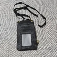 スマホショルダーバッグ ブラック新品