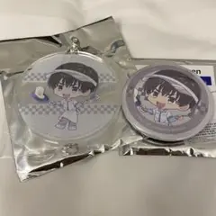 呪術廻戦 韓国 アニメイトカフェ 購入特典 キーリング 缶バッジ 灰原雄