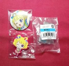 アイカツ　プリパラ　映画　缶バッジ　ラバスト　めじるしアクセサリー