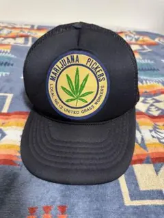 80s Marijuana Pickers メッシュcap ブラック